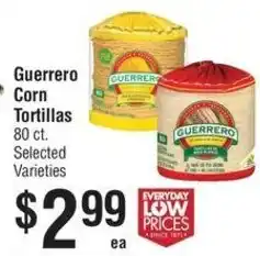 Smart & Final Guerrero corn tortillas offer