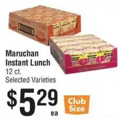 Smart & Final Maruchan instant lunch offer