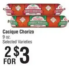 Smart & Final Cacique Chorizo offer