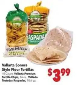 Vallarta Supermarkets Vallarta Sonora Style Flour Tortillas offer