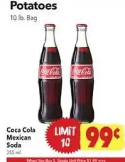 Vallarta Supermarkets Coca Cola Mexican Soda offer