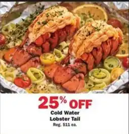 Schnucks Cold Water Lobster Tail offer