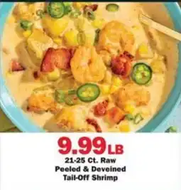 Schnucks Peeled & Deveined Tail-Off Shrimp offer