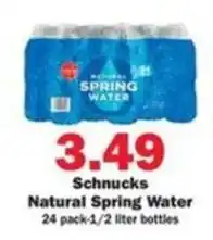 Schnucks Schnucks Natural Spring Water offer