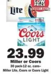 Schnucks Miller or Coors offer