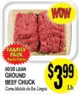 Family Pack Ground Beef Chuck