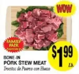 Arlan's Market Bone-in Pork Stew Meat offer