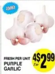 Arlan's Market Fresh Purple Garlic offer