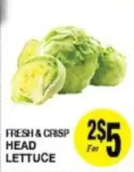 Arlan's Market Fresh & Crisp Head Lettuce offer