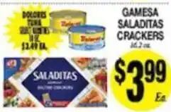 Arlan's Market Gamesa saladitas crackers offer