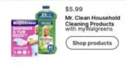 Walgreens Mr. Clean Household Cleaning Products offer