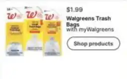 Walgreens Walgreens trash bags offer
