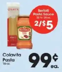 Price Rite Bertolli Pasta Sauce offer