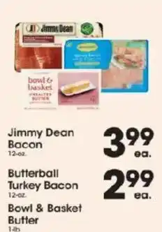 Price Rite Jimmy Dean Bacon offer