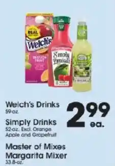 Price Rite Welch's Drinks offer