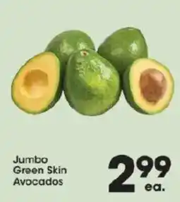Price Rite Jumbo Green Skin Avocados offer