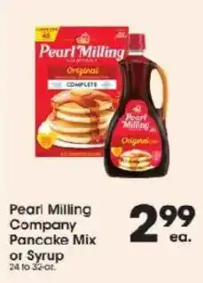 Price Rite Pearl Milling Company Pancake Mix or Syrup offer