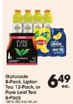 Price Rite Gatorade, Lipton Tea or Pure Leaf Tea offer