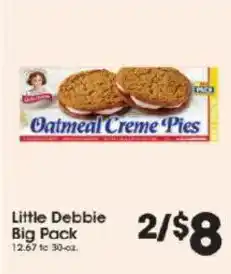 Price Rite Little Debbie Oatmeal Creme Pies offer
