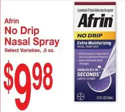 Super Saver Afrin No Drip Nasal Spray offer