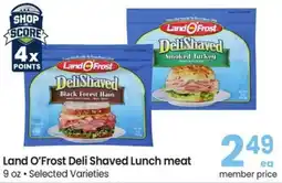 Safeway Land O'Frost Deli Shaved Lunch meat offer