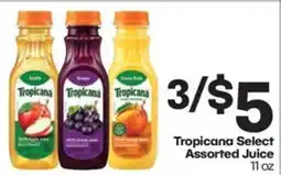 Harp's Market Tropicana Select Assorted Juice offer