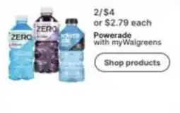 Walgreens Powerade with myWalgreens offer