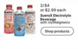 Walgreens SueroX Electrolyte Beverage offer