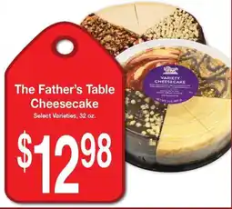 Super Saver The Father's Table Cheesecake offer
