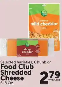 Food City Food Club Shredded Cheese offer