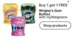 Walgreens Wrigley's Gum Bottles offer