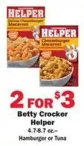 Schnucks Betty Crocker Helper offer