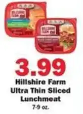 Schnucks Hillshire Farm ultra thin sliced lunchmeat offer