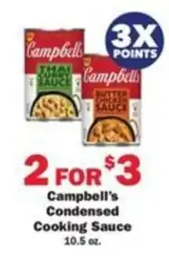 Schnucks Campbell's Condensed Cooking Sauce offer