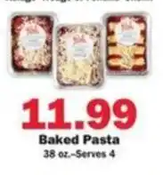 Schnucks Baked Pasta offer