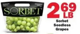 Schnucks Sorbet Seedless Grapes offer