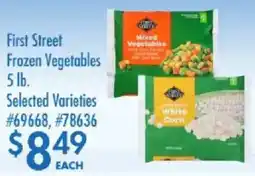 Smart & Final First Street Frozen Vegetables offer