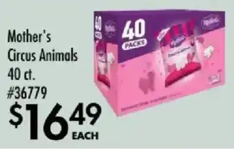 Mother's Circus Animals