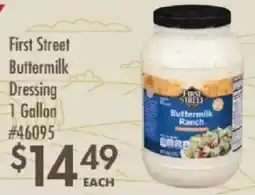 Smart & Final First Street Buttermilk Ranch Dressing offer