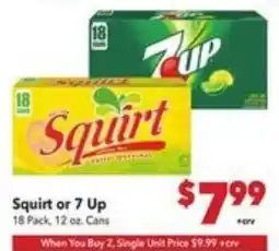 Vallarta Supermarkets Squirt or 7 Up offer