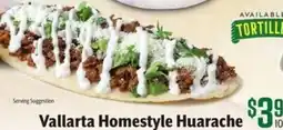 Vallarta Supermarkets Vallarta Homestyle Huarache offer