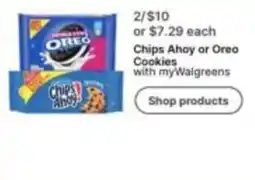 Walgreens Chips Ahoy or Oreo Cookies offer
