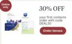 Walgreens Total contacts offer
