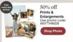 Walgreens Photo Prints & Enlargements offer