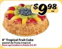 Fresco y Más 8" Tropical Fruit Cake offer
