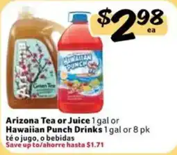 Fresco y Más Arizona Tea or Juice offer