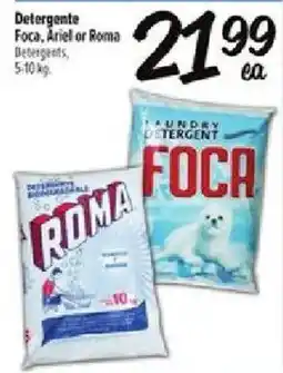 Fiesta Mart Foca or Roma laundry detergent offer