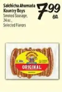 Fiesta Mart Country Boys Smoked Sausage offer