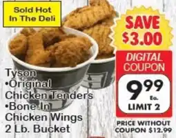 Fairplay Tyson Original Chicken Tenders Bone-In Chicken Wings offer