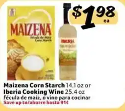 Fresco y Más Maizena Corn Starch or Iberia Cooking Wine offer